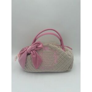 Juicy Couture Tale Bowlers Purse Sandstone Pink